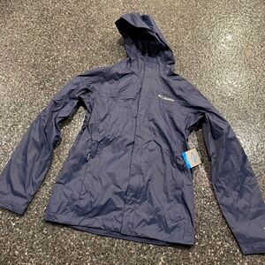 Columbia Hooded Omni-Tech Watertight II Rain Jacket RM2433-464 Men's Small NWT